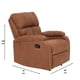 thumbnail image 3 of Berger Reclinable Moderno De Lino Café Matheus Vs8070br, 3 of 10