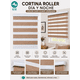 thumbnail image 1 of Cortina Roller Día y Noche Café Claro Jaspeado 100x200 cm – Moderna y Elegante, 1 of 2