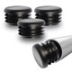thumbnail image 1 of Tapones para orificios de plástico Prescott Plastics 25 mm negros, paquete de 10, 1 of 9