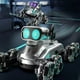thumbnail image 3 of Perro Robot a Control Remoto RC Juguete Con Luces Y Sonido plateado, 3 of 9