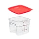 thumbnail image 1 of Recipiente Graduado Cuadrado Policarbonato 6 Litros. Con Tapa Roja, 1 of 4