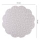 thumbnail image 4 of REGALWOVEN Juego de 6 Manteles Individuales de Flores para Decoración de Mesa de Comedor de Cocina, Manteles Resistentes al Calor, Mantel Lavable Gris 15*15in, 4 of 7