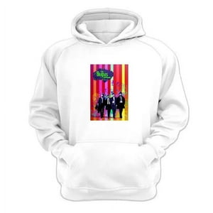 Genérico - Polerón Canguro The Beatles Blanco Talla Xs Unisex