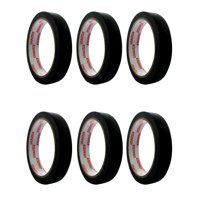 Usatape - Cinta Enmascarar Masking Tape Color 18Mmx20M 6 Unid Negro