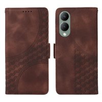 Carcasa Foxdock Vivo Y28 5G De Cuero Pu, Diseño Acolchado Clásico, Protección Contra Caídas Y Rayones