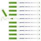 thumbnail image 1 of Marcador edding 4600 Verde Claro - Pack de 10, 1 of 7