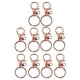 thumbnail image 3 of 10 Piezas De 65 Mm De Oro Rosa Cierres De Langosta Anillo De Llave Con Clip De Gatillo Con Anillo Dividido, 3 of 3