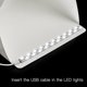thumbnail image 4 of Kit de estudio fotográfico DEPTHLAN plegable con luz LED de 23 x 23 x 24 cm, 4 of 6