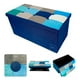 thumbnail image 1 of Puff Baúl Plegable Organizador Beiti 76x38 Tela Mix Azul, 1 of 2