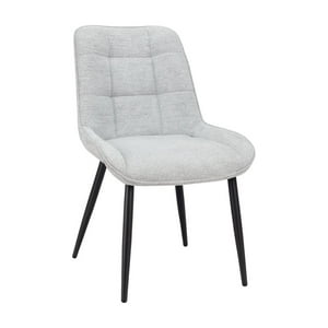 Habita2 Chile - Silla Tapizada Merichair Black Gris Claro