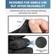 thumbnail image 4 of Cubrezapatos Buself talla XL, 200 unidades, antideslizantes, negros, 4 of 8