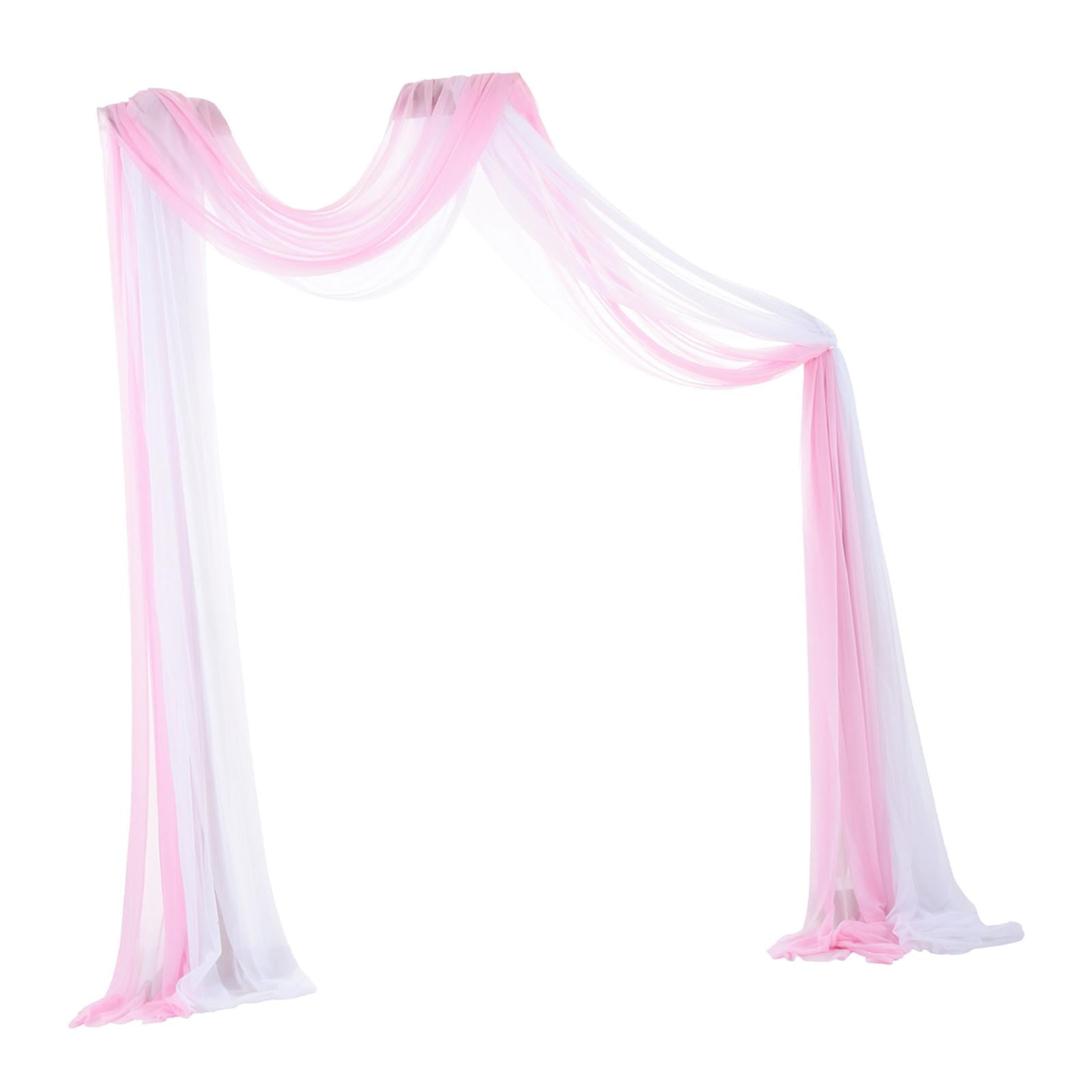 Bothyi - Paneles De Cortina De Telón De Fondo De Fiesta De Arco De Boda 70x550cm Para Decoración De Escenario
