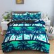 thumbnail image 1 of ed Tropical Trees Coconut Tree Pattern Bedding SetGirls Adult Duvet Cover Pillowcase Bedding, 1 of 5