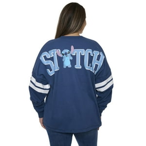 Jersey De Manga Larga Disney Stitch Para Mujer, Azul Oscuro, Xxl