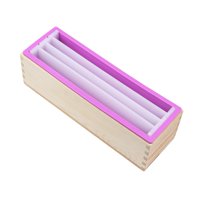 Magideal - De Silicona De 1200 Ml Con Partición Separada Rectangular Para Jabón Para Chocolate, , Artesanías De Resina, Suministros De