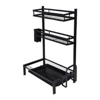 Genérico - Escurridor Platos Secador 3Niveles Loza Soporte Cubierto Lau