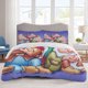 thumbnail image 1 of Snow White Bedding Sets Cartoon Duvet Cover Lightweight 3 Piece Bet Sets for Kids Boys Girls, 1 of 5
