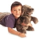 thumbnail image 3 of Títere de mano perro sentado marrón de peluche Folkmanis, 3 of 3