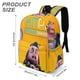thumbnail image 3 of Hitpig-theme Backpack, Campus style schoolbag Bookbag with Adjustable Shoulder Straps And Large Zip Compartment, Unisex Travel Bags.42x30x15cm, 3 of 6