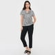 thumbnail image 4 of Polera Mujer Escote Aplicación Metálica Beige Corona, 4 of 5