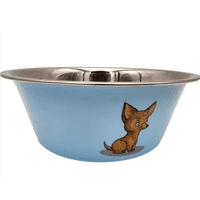 Genérico - Plato Metalico Para Perros 17Cm Decoración Puede Variar
