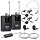 thumbnail image 1 of Sistema de micrófono Pyle PDWMU211 Dual UHF inalámbrico negro, 1 of 7