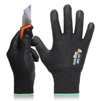 Guantes Resistentes A Cortes Dex Fit Cru553 Prime Level 5 Black M