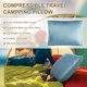 thumbnail image 2 of Almohada de viaje Ivellow Memory Foam Camping Blue-S, 2 of 8