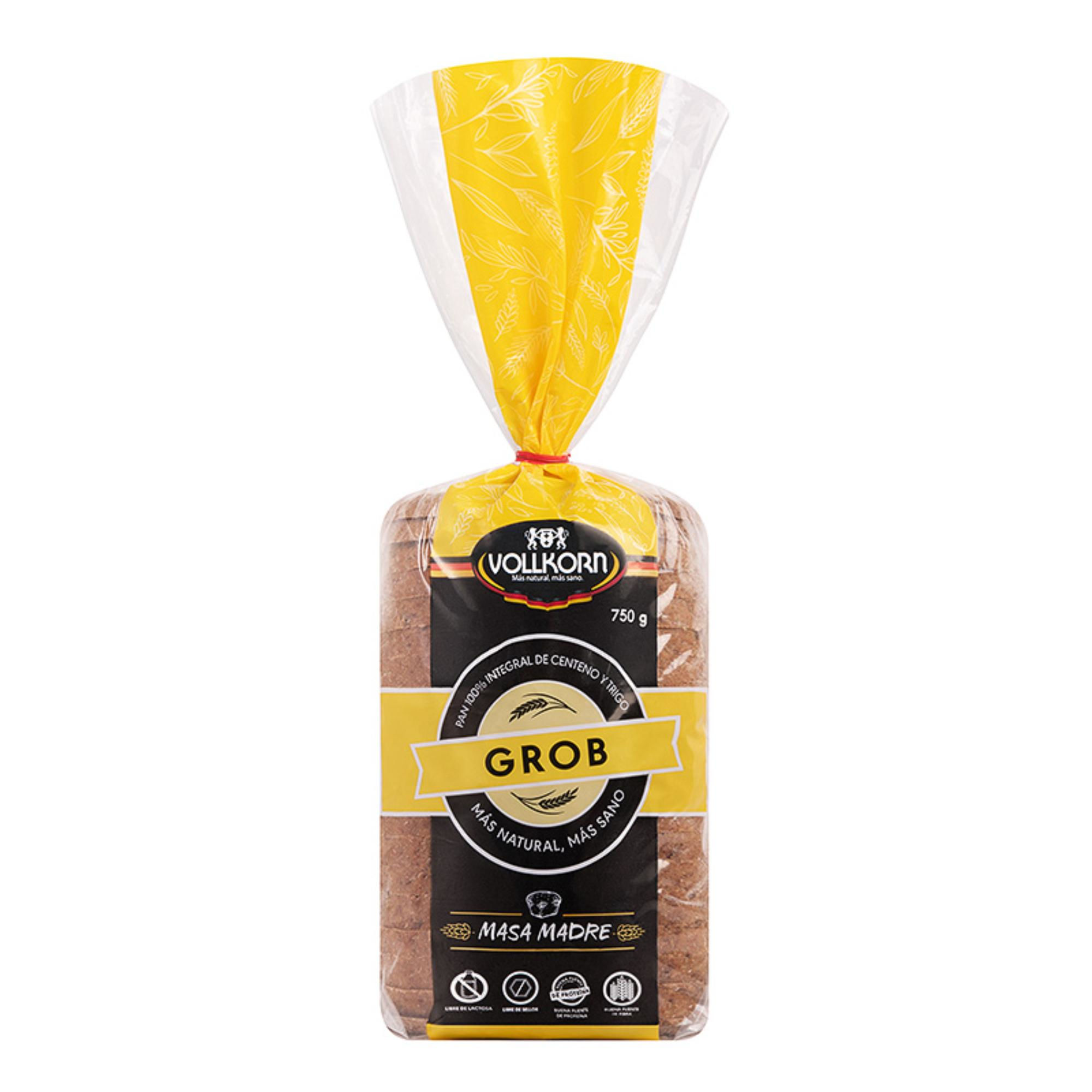 Pan De Molde Centeno Grob 750 g Vollkorn