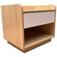 thumbnail image 3 of Velador Moderno Nordico Madera Sobrio 2 Niveles 1 Cajon 43x40x50, 3 of 3
