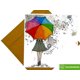 thumbnail image 5 of Tarjeta de felicitación GREENHANDSHAKE – Niña con paraguas arcoíris, 5 of 6