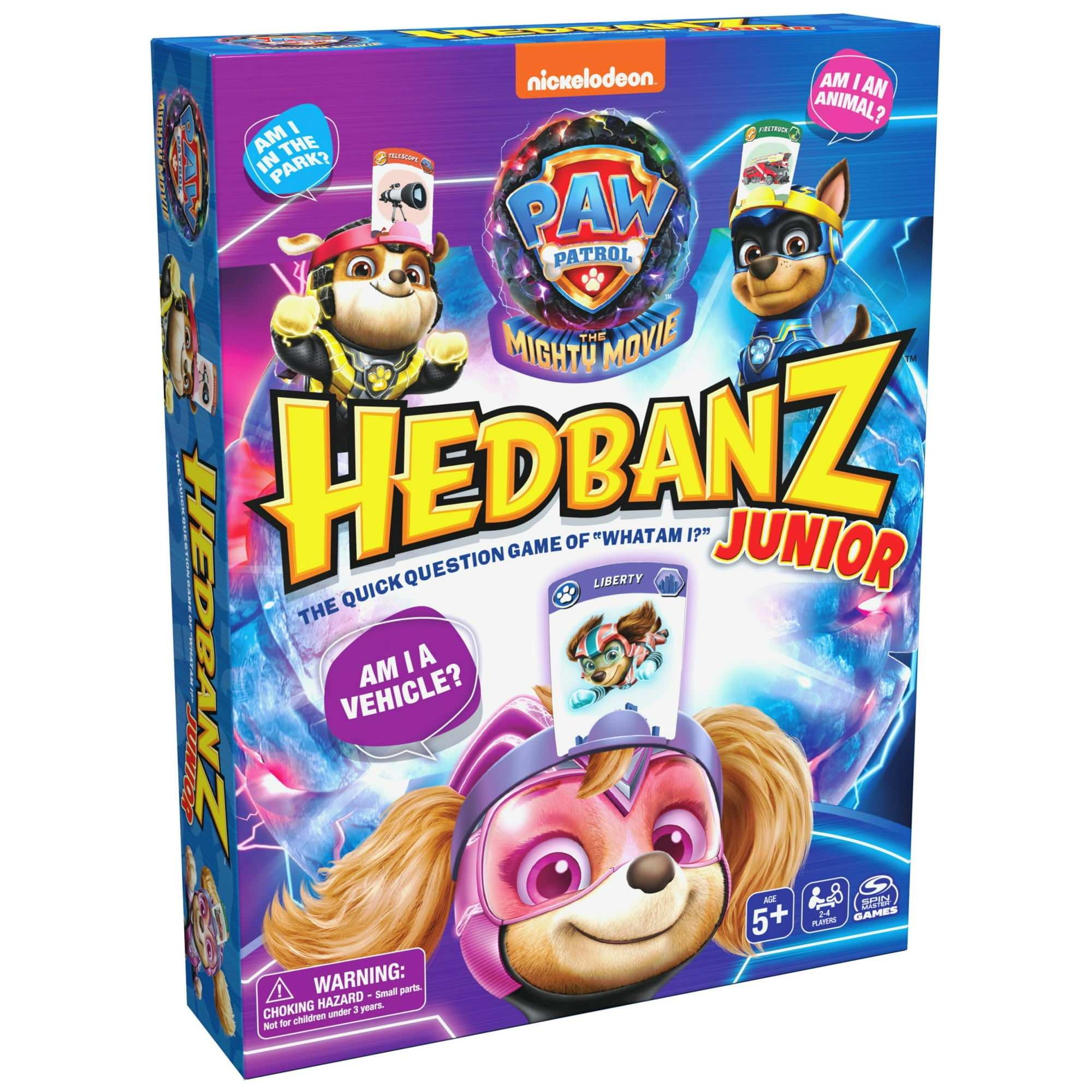 Spin Master Games - Juego Familiar Spin Master Hedbanz Junior Paw Patrol 5+ Años