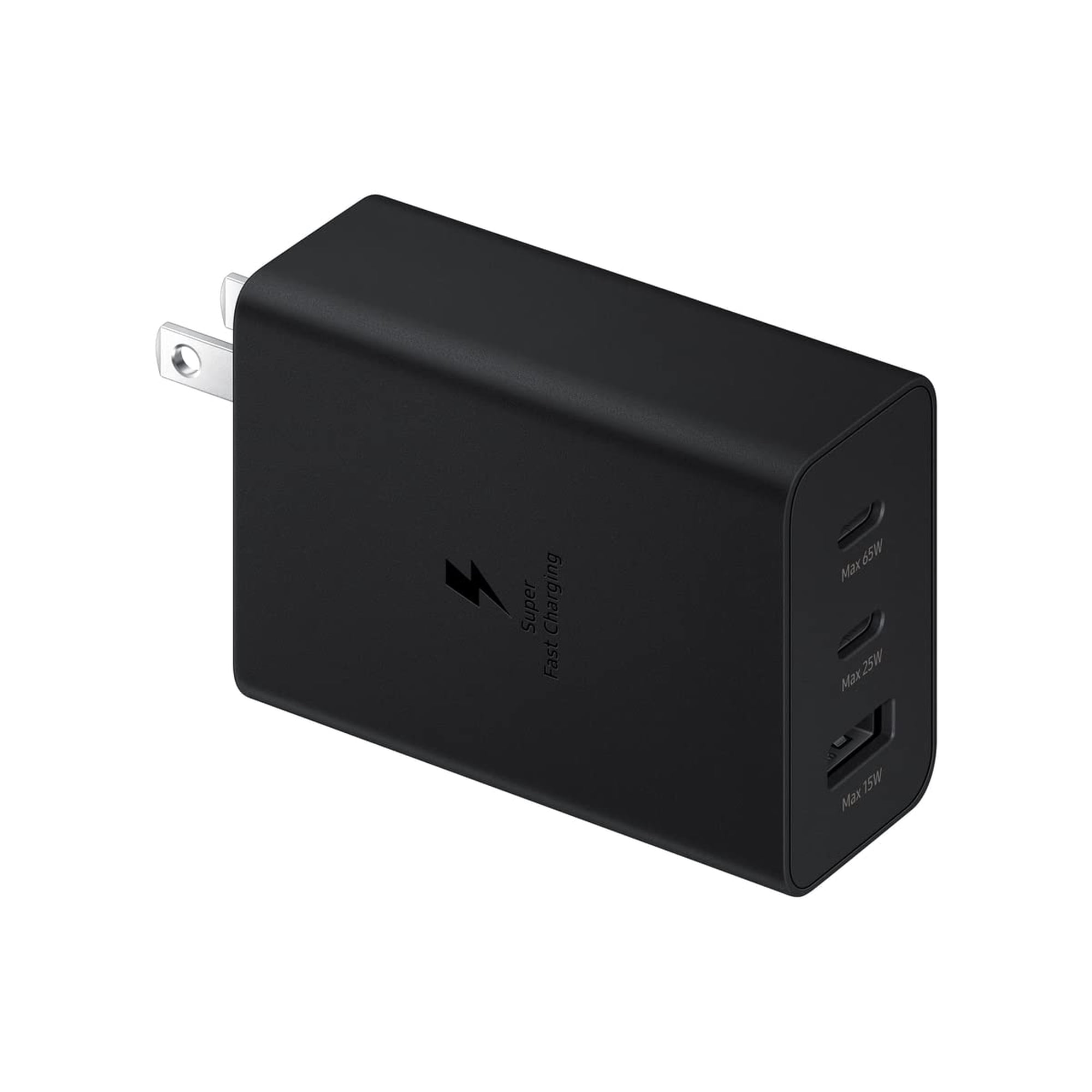 Cargador Samsung De 3 Puertos, Carga Superrápida, 65 W, Usb-c/usb-a