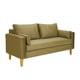 thumbnail image 2 of Sofa Sky 3c Felpa 01 Verde Musgo, 2 of 5