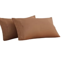 Doral - Sábanas Microfibra Broderie Santorini 2 Plazas Terracota