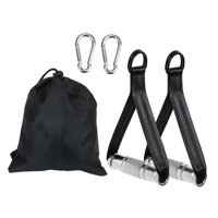 Ioensy - Asas De Ejercicio, Asa De Banda De Resistencia, Solo Para Máquina De Cable, Equipo De Gimnasio, Color Negro