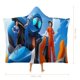 thumbnail image 2 of Cadetes Mech Manta Capa con Capucha Anti-Bolitas, Manta de Lana Ártica Suave, Manta Portátil de Felpa Ligera y Lujosa, Poncho para Siesta en Casa y Oficina, 100*130cm, 2 of 6