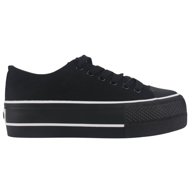 Zapatilla Mujer Chalada Cruni-1 Negro Urbano