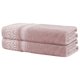 thumbnail image 1 of REGALWOVEN Juego de 2 Toallas de Baño de Algodón, Suaves, Absorbentes, de Secado Rápido, Toallas de Baño Duraderas Rosa, 1 of 7