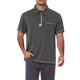 thumbnail image 1 of INSPIRE CHIC Camisas Polo de Manga Corta con Bolsillo y Cuello de Bloque de Color Casual de Verano para Hombre M Negro, 1 of 6