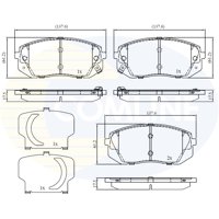 Comline - Pastillas Freno Para Auto Cbp32529