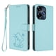 thumbnail image 1 of Funda Volteable tipo Billetera con Correa para Infinix Hot 30 4G, Verde Claro, 1 of 6