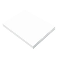 Papel De Construcción Prang, Blanco Brillante, 9 X 12, 100 Hojas