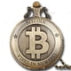 thumbnail image 1 of Reloj Bolsillo Bitcoin Con Cadena Quartz Ak58, 1 of 3