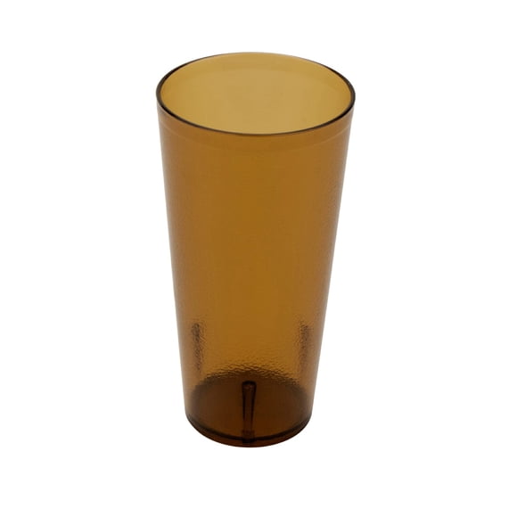 Vasos G.E.T. 6605-1-A de plástico de alta resistencia, 150 ml, color ámbar (juego de 12)