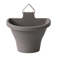 Ioensy - Maceta De Pared Maceta De Pared Maceta Con Gancho Para Patio Oficina Balcón Gris Oscuro