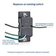 thumbnail image 4 of Interruptor temporizador de cuenta regresiva Leviton DT102-1LW para luces/ventiladores, 4 of 9
