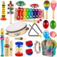 thumbnail image 1 of Set Musical Infantil INLAIER de 18 Piezas de Madera con Mochila, 3 Años, 1 of 3
