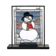 thumbnail image 1 of Miniventana decorativa de sobremesa con diseño de muñeco de nieve Meyda Tiffany, 1 of 1