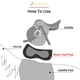 thumbnail image 5 of Media Almohadilla Kavallerie 3D Air-Mesh con Forro Polar y Gel de Impacto, 5 of 7